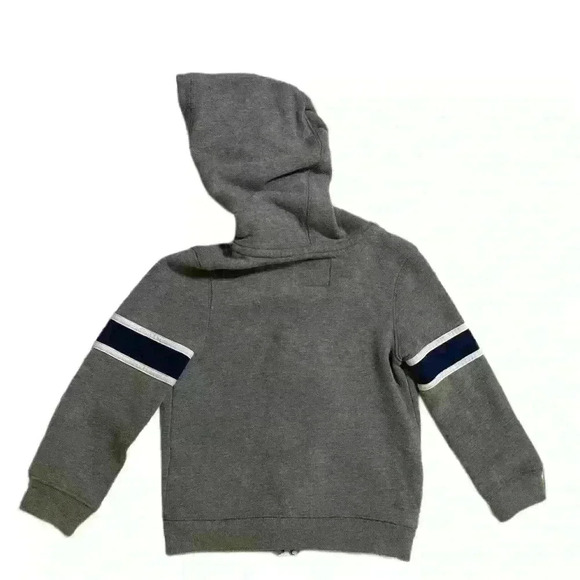 OshKosh B’gosh Baby Toddle Hoodie Gray-Blue Sweater Size 4-T - Picture 5 of 8